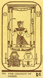 Значения карты Колесница Осириса колоды Сен-Жермена по книге Мистерии пирамид