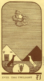 Значения карты Сумерки колоды Сен-Жермена по книге Мистерии пирамид