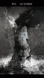 Старший Аркан «Башня» галереи «Галерея «Таро Темноты Света (Darkness of light tarot)»»