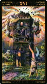 Старший Аркан «Башня» галереи «Галерея  2012: Таро Возрождения (англ. Tarot of Ascension)»