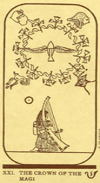 Значения карты Корона магов колоды Сен-Жермена по книге Мистерии пирамид