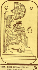 Значения карты Весы и меч колоды Сен-Жермена по книге Мистерии пирамид