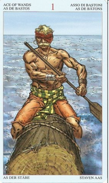 Младший Аркан «Туз жезлов» галереи «Галерея «Пираты Карибского моря (англ. Tarot of Pirates)»»