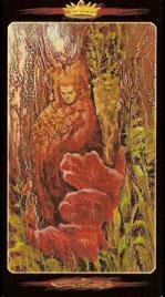 Младший Аркан «Король жезлов» галереи «Галерея «Таро Заповедного леса (англ. Secret Forest Tarot)»»