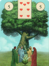 Карта «Дерево» галереи «Галерея «Языческий оракул Ленорман (Pagan Lenormand Oracle Cards)»»