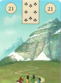 Карта «Гора» галереи «Галерея «Языческий оракул Ленорман (Pagan Lenormand Oracle Cards)»»